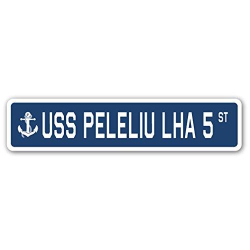 USS Peleliu LHA 5 Street Sign us Navy Ship Veteran...