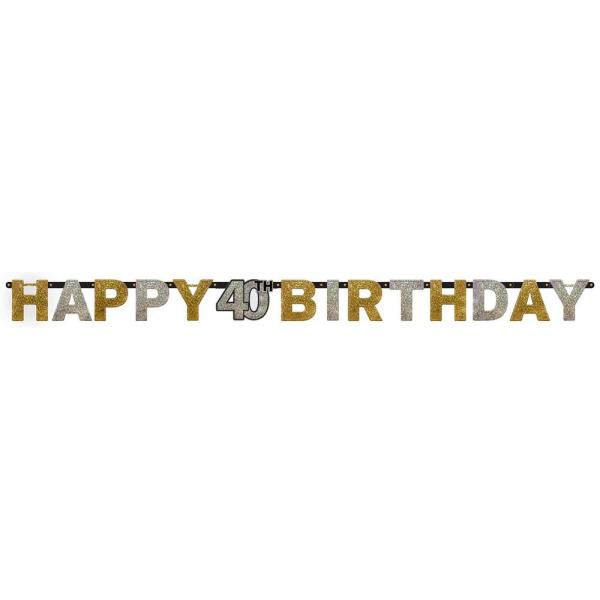Amscan Letter Banner - Prism Sparkling Celebration...