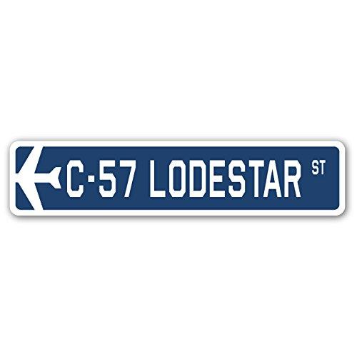 C-57 Lodestar Street Sign Air Force Aircraft Milit...