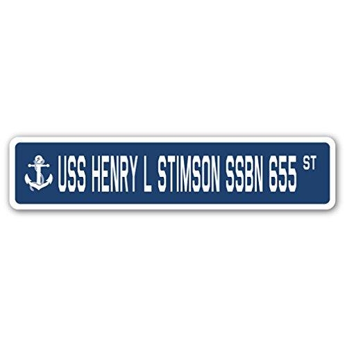USS Henry L STIMSON SSBN 655 Street Sign us Navy S...