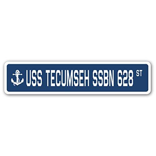 USS Tecumseh SSBN 628 Street Sign us Navy Ship Vet...