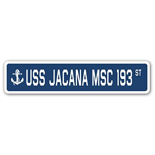 USS Jacana MSC 193 Street Sign us Navy Ship Vetera...