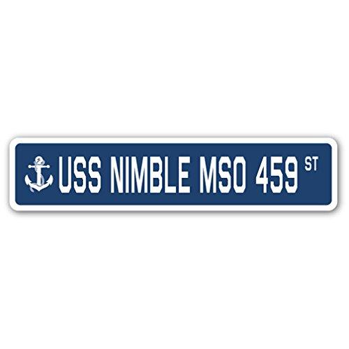 USS Nimble MSO 459 Street Sign us Navy Ship Vetera...