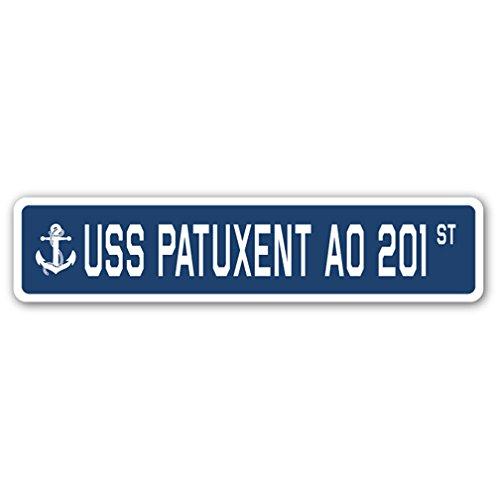 USS Patuxent AO 201 Street Sign us Navy Ship Veter...
