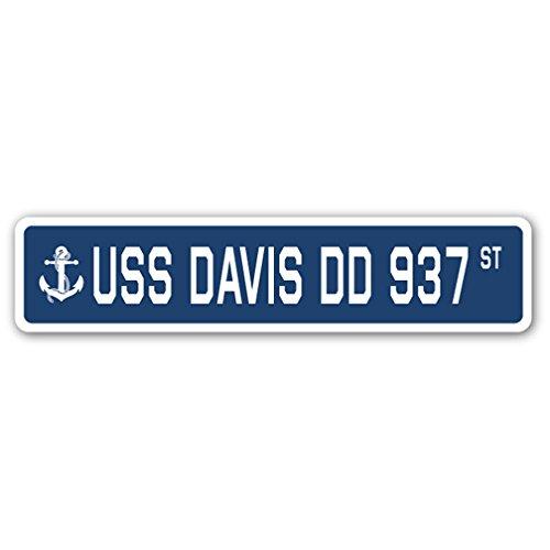 USS Davis DD 937 Street Sign us Navy Ship Veteran ...