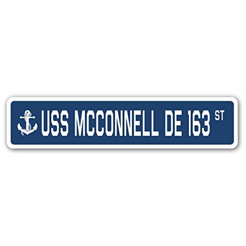 USS McConnell DE 163 Street Sign us Navy Ship Vete...