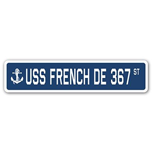 USS French DE 367 Street Sign us Navy Ship Veteran...
