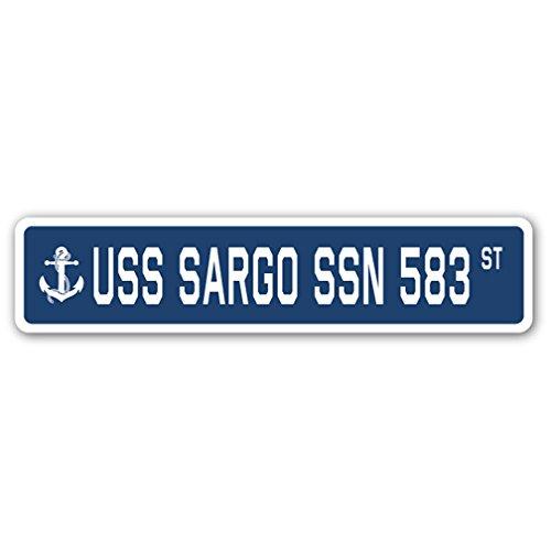 USS Sargo SSN 583 Street Sign us Navy Ship Veteran...