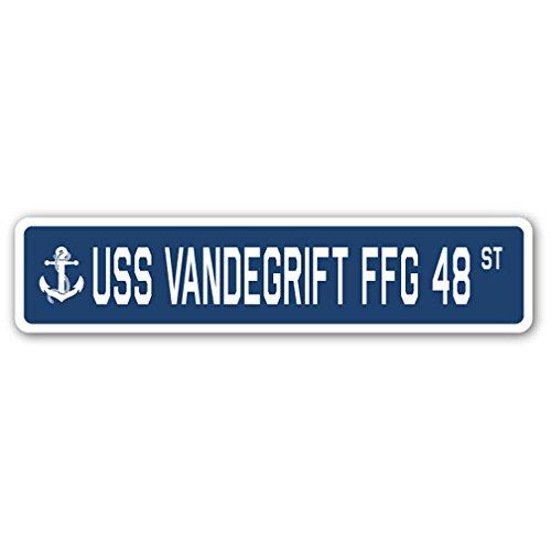USS Vandegrift FFG 48 Street Sign us Navy Ship Vet...