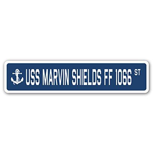 USS Marvin Shields FF 1066 Street Sign us Navy Shi...