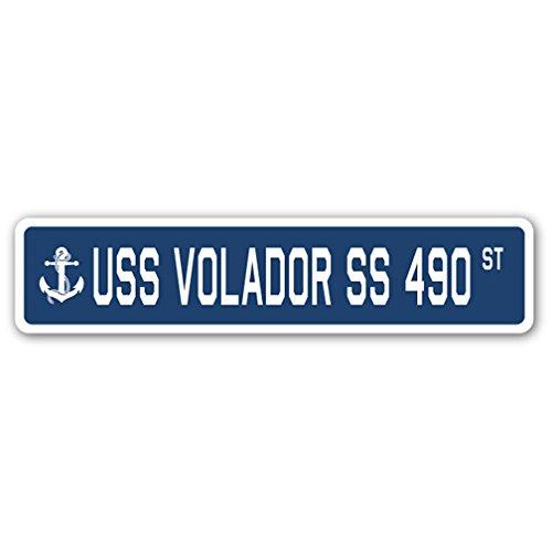 USS Volador SS 490 Street Sign us Navy Ship Vetera...