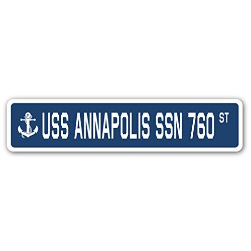 USS Annapolis SSN 760 Street Sign us Navy Ship Vet...