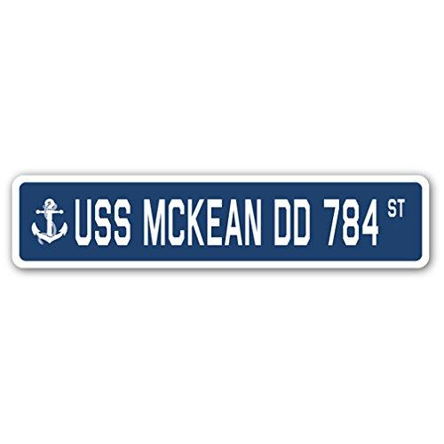 USS McKean DD 784 Street Sign us Navy Ship Veteran...