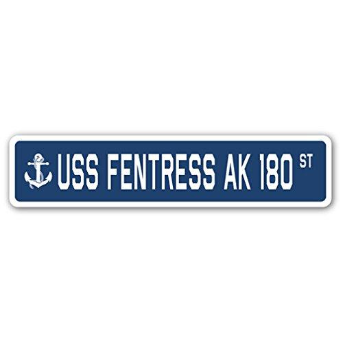 USS Fentress AK 180 Street Sign us Navy Ship Veter...