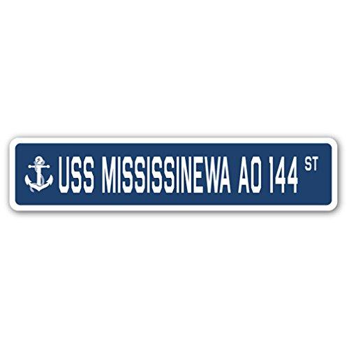 USS MISSISSINEWA AO 144 Street Sign us Navy Ship V...