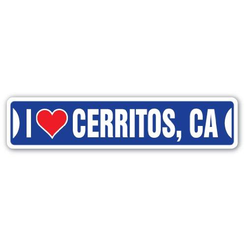 I Love Cerritos, California Street Sign ca City St...