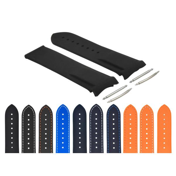 Ewatchparts 20-22mm Rubber Diver Watch Band Strap ...
