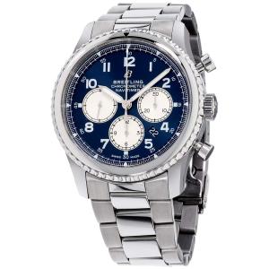 Breitling Navitimer 8 B01 クロノグラフ 43 ブルーダイヤル メンズウォッチ (Ref # AB0117131C1A1)