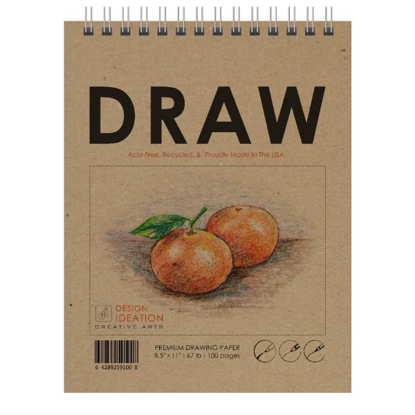 Design Ideation Draw. Wire Bound Drawing Book. Jou...