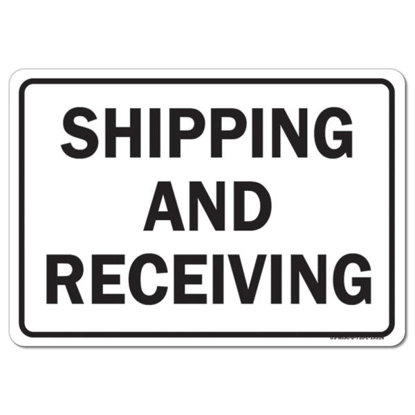 OSHA Aluminum Sign - Shipping Receiving 2 | Alumin...