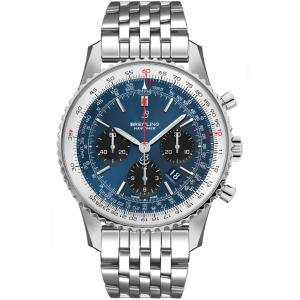 Breitling Navitimer 1 B01 クロノグラフ 43 ラグジュアリー メンズ腕時計 AB0121211C1A1, クロノグラフ。