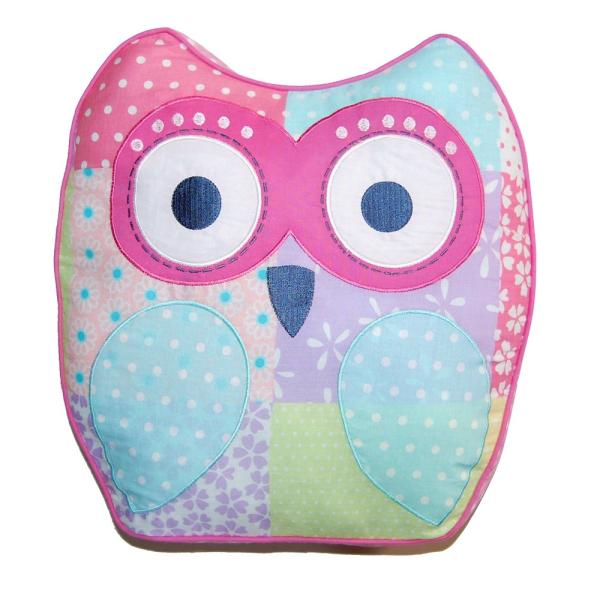 Cozy Line Home Fashions Cute Owl Throw Pillow, Pin...