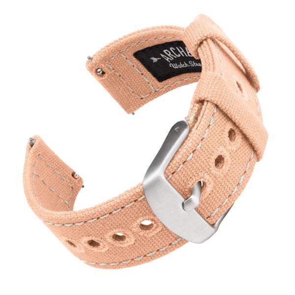 Archer Watch Straps - キャンバス クイックリリース交換用時計バンド | マルチ...