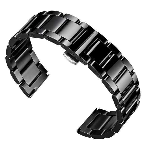 BINLUN Stainless Steel Watch Band, Heavy Duty Meta...