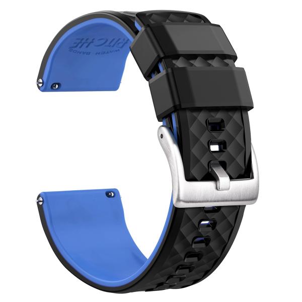 Ritche Silicone Watch Bands 18mm 20mm 22mm 24mm Qu...