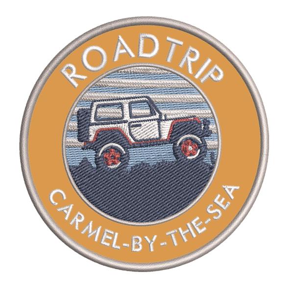 Roadtrip! Caramel by The Sea California Embroidere...