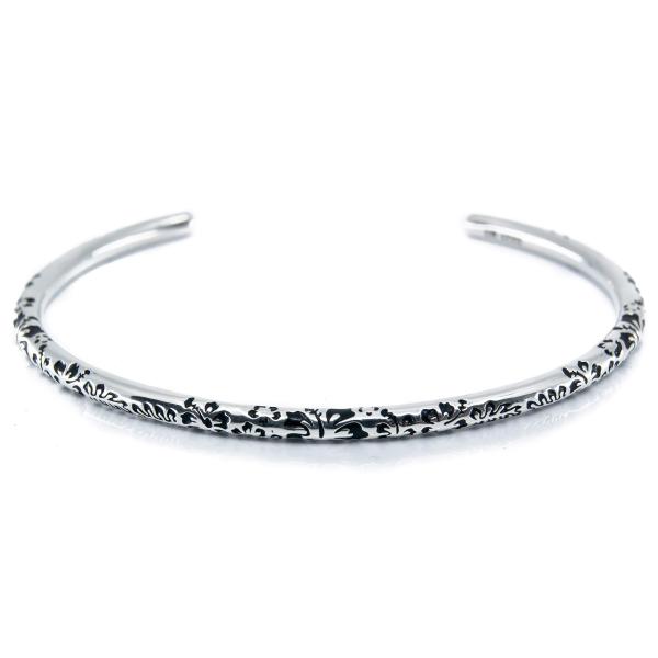 Aurora Sterling Silver Hawaiian Summer Bangle Brac...