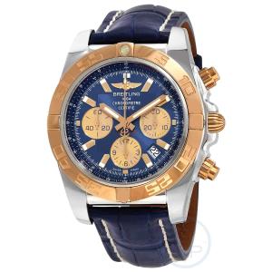 Breitling Chronomat メンズ自動巻きクロノグラフ クロノメーター ブルーダイヤル 型番CB0110121C1P1