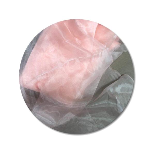 New Star Fabrics Peach Sheer Organza Fabric - 10 Y...