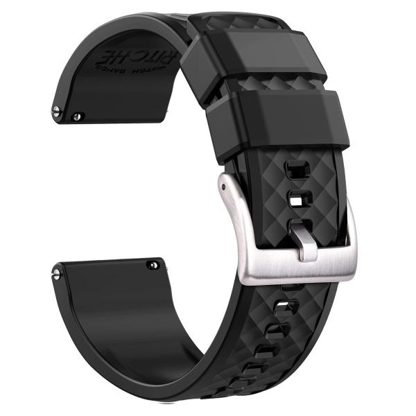Ritche Christmas Gift 24mm Silicone Watch Bands Qu...