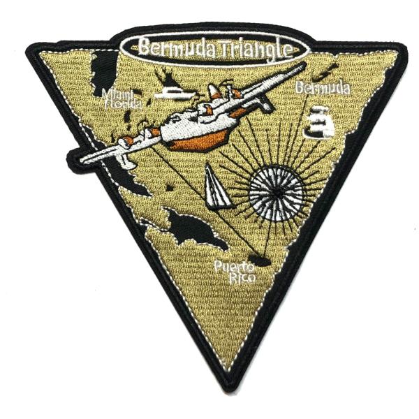 Bermuda Triangle 5.5" Embroidered Patch DIY Iron o...