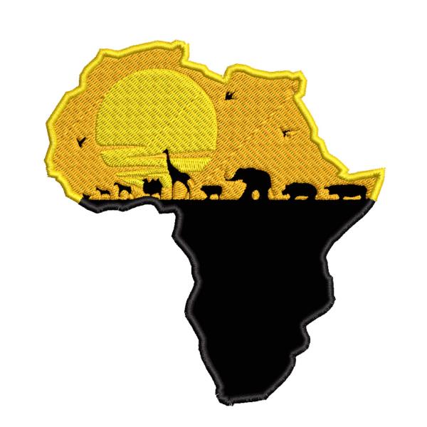 Africa Safari Wakanda 5.5" Embroidered Patch DIY I...