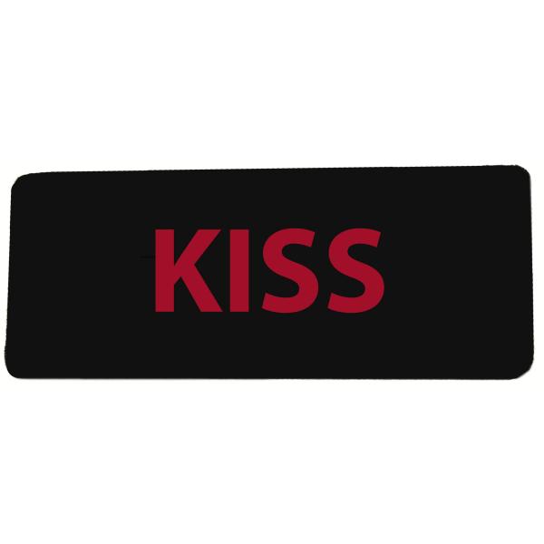 Kiss Glam Metal Hard Rock - 4" W x 1.5" T - Embroi...