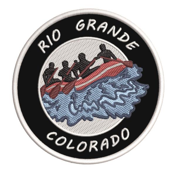Rio Grande, Colorado White Water Rafting Embroider...