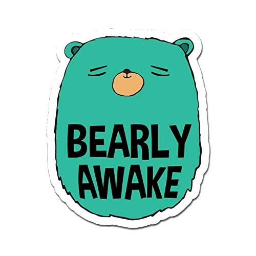 MightySkins Bearly Awake 36" Peel and Stick Wall A...