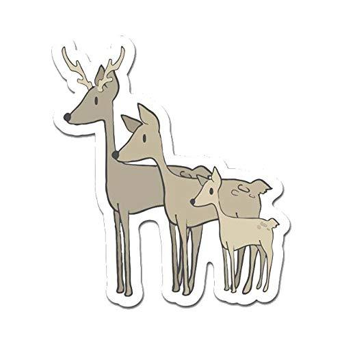 MightySkins Deer Family 48" Peel and Stick Wall Ar...