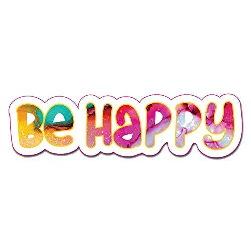 MightySkins Be Happy 48" Peel and Stick Wall Art R...