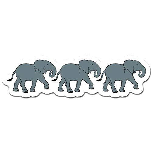MightySkins 3 Elephants 36" Peel and Stick Wall Ar...