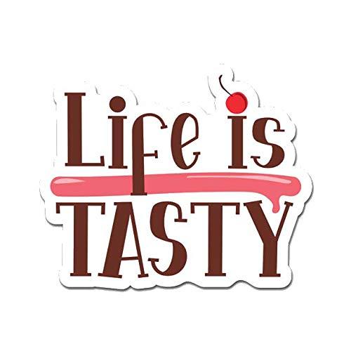 MightySkins Life is Tasty Peel and Stick Art Remov...