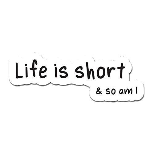 MightySkins Life is Short Peel and Stick Art Remov...