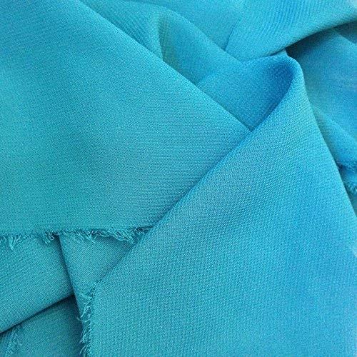 60" Wide Chiffon Fabric 100% Polyester - Perfect f...