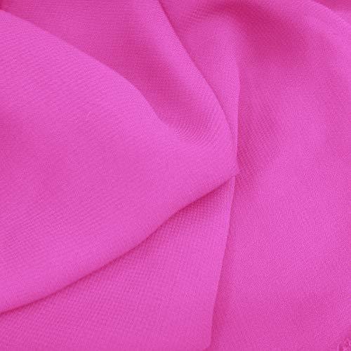 60" Wide Chiffon Fabric 100% Polyester - Perfect f...