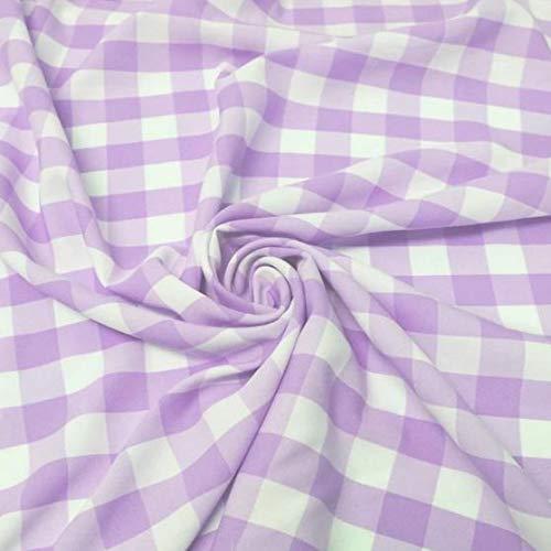 AK TRADING CO. 60" Wide IFR Checkered Gingham Buff...