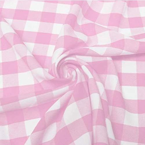 60" Wide Checkered Gingham Buffalo Check Polyester...