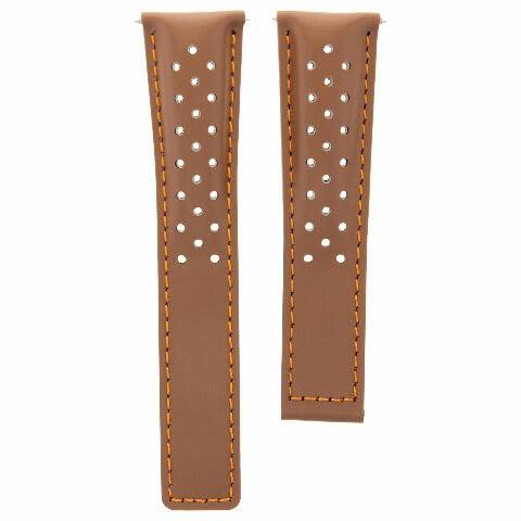 Ewatchparts 19-20-22mm Leather Watch Band Strap Co...