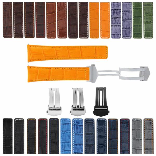Ewatchparts 19-20-21-22mm Leather Watch Band Strap...